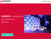 Tablet Screenshot of ontrackevents.com